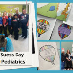 pediatric nurses and physicians dressed up for dr. suess day