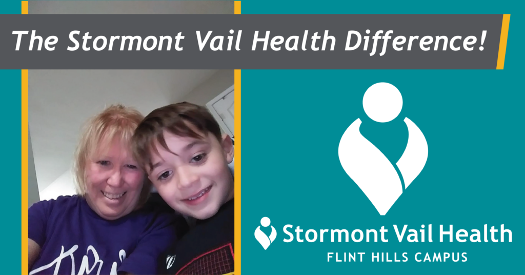 Stormont Vail Health Flint Hills Campus patient and grandmother